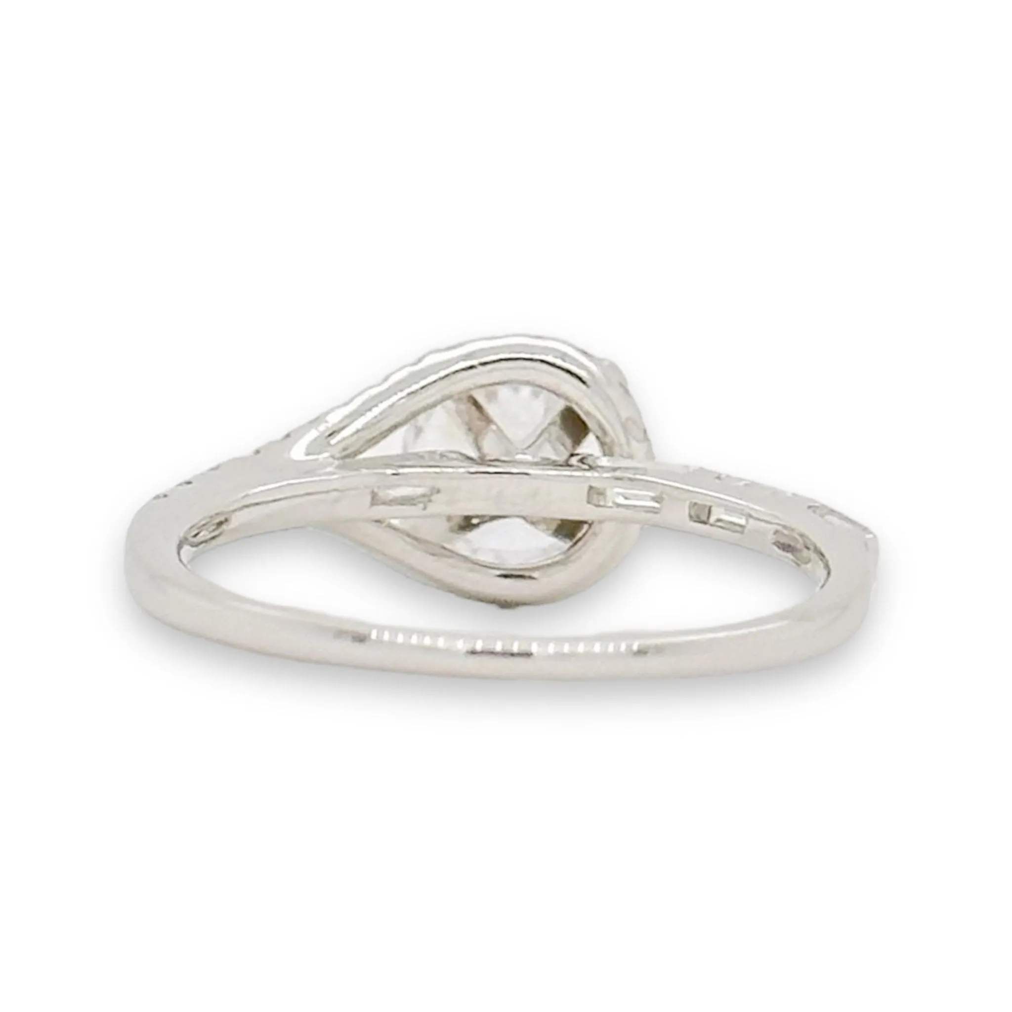 14K W Gold 0.50ctw H-I/SI1-2 Diamond Mounting