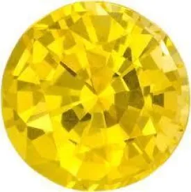 2.5MM ROUND YELLOW SAPPHIRE   LOOSE GEMSTONE