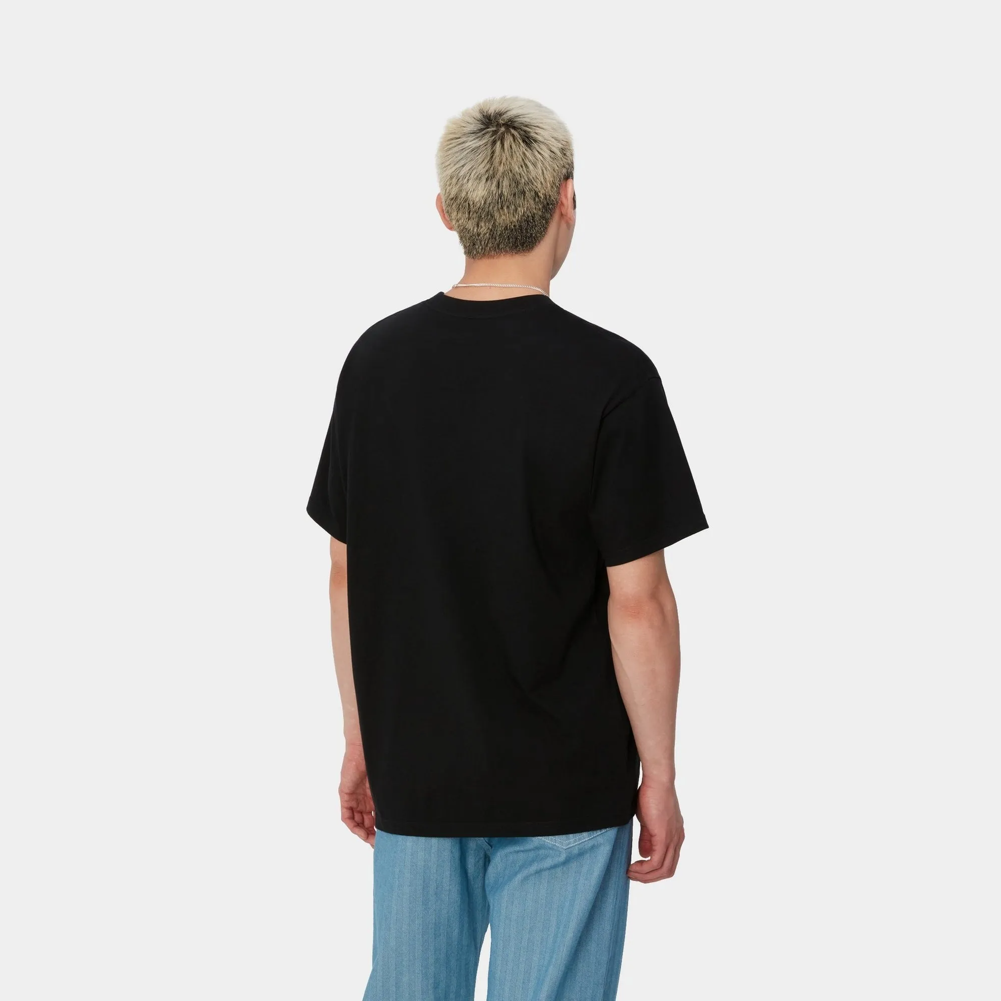 Amour Pocket T-Shirt | Black / White