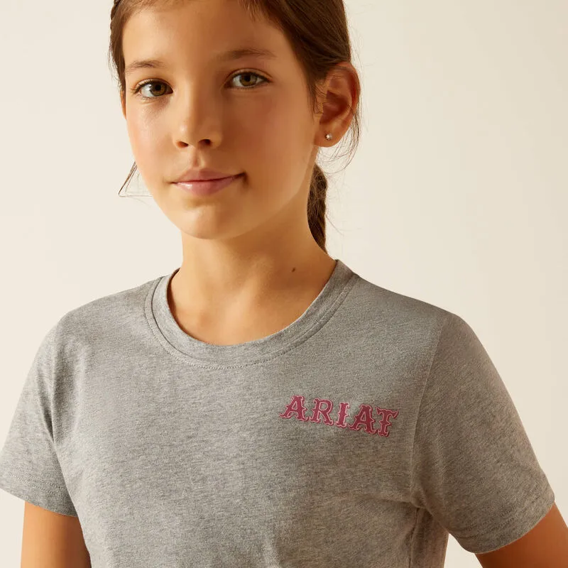 Ariat Girl's Cactus Rose Tee