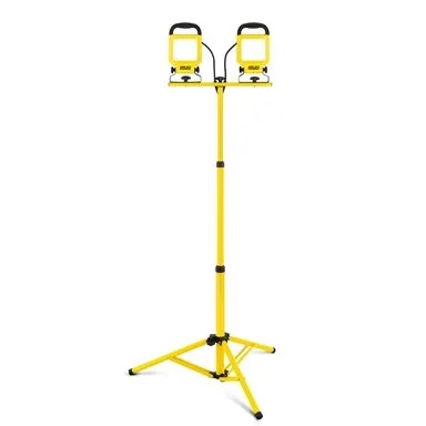 Arlec 2 x 20W 2800lm LED Work Light With Tripod - Yellow