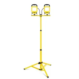 Arlec 2 x 20W 2800lm LED Work Light With Tripod - Yellow