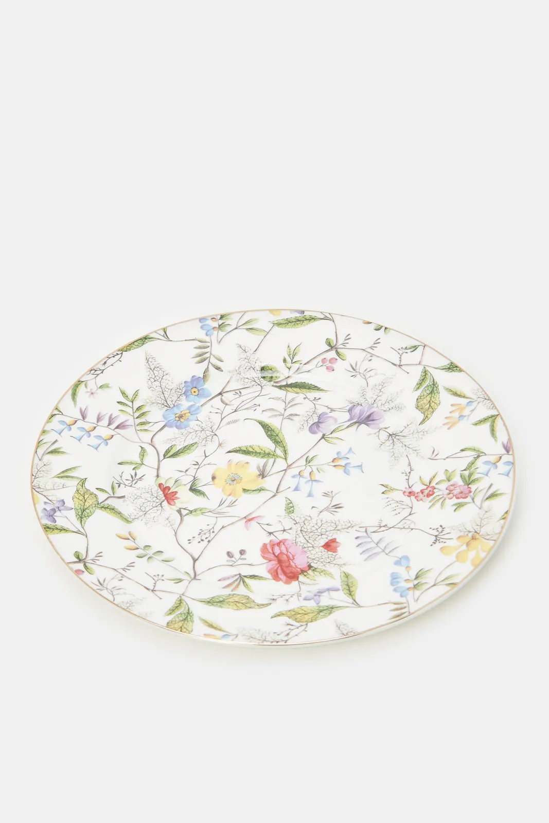 Assorted Floral Printed Plate Set (2 Piece)