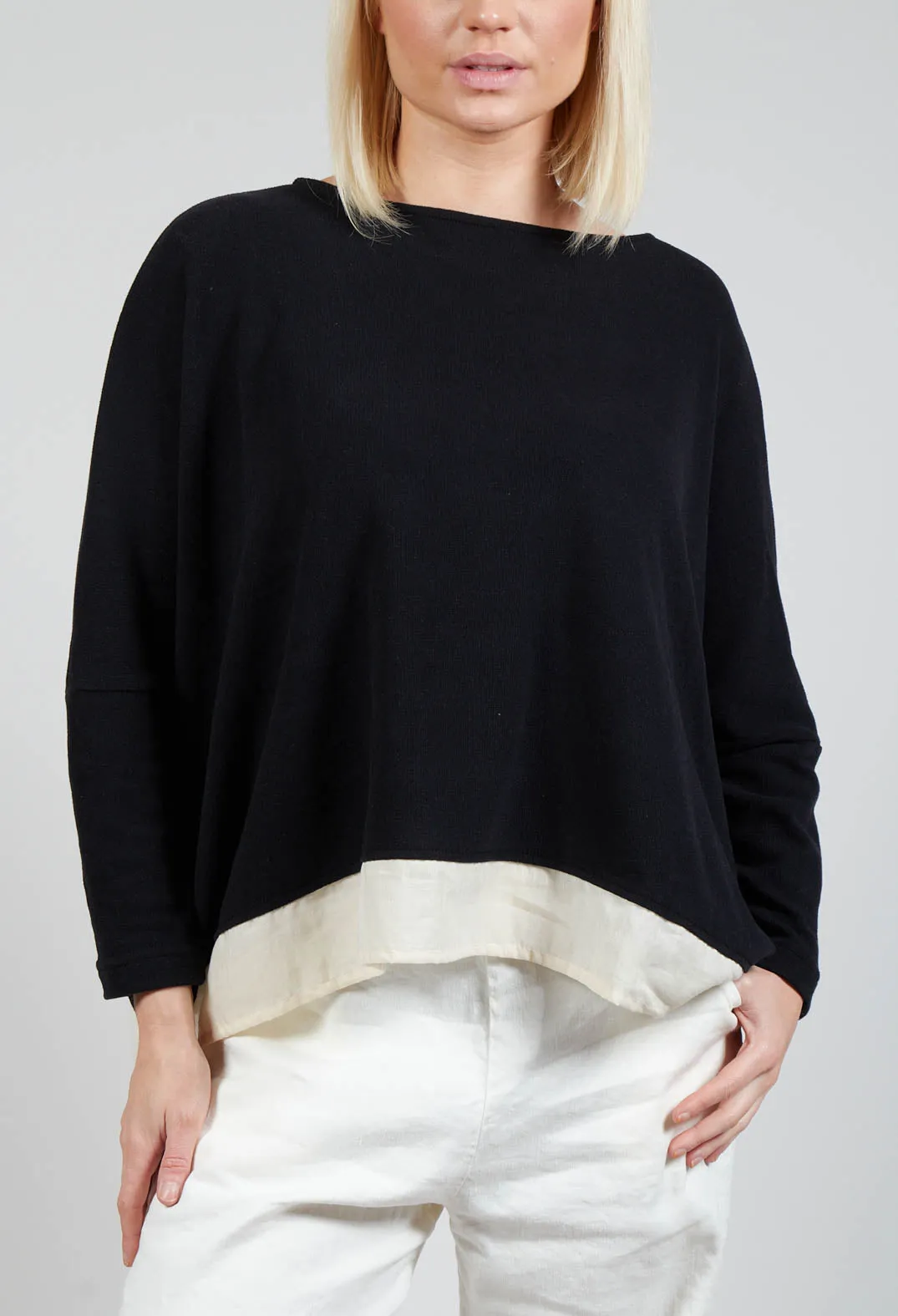 Bamboo M Jumper In Nero