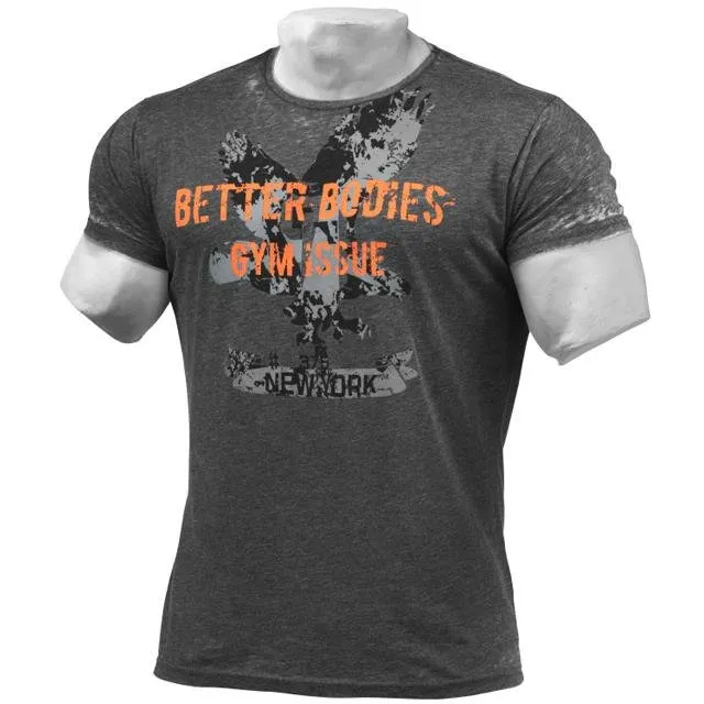 Better Bodies N.Y. Rough Tee - Wash Black