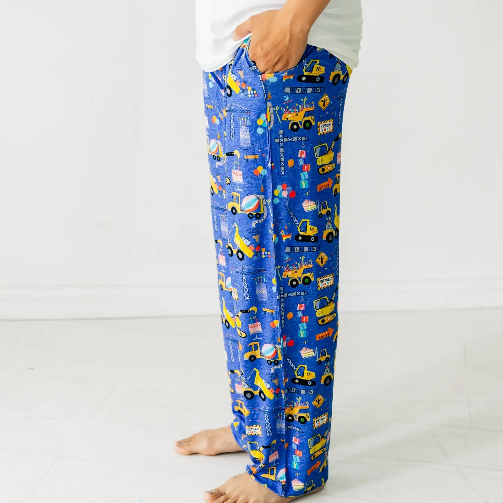 Birthday Builders Men's Pajama Pants