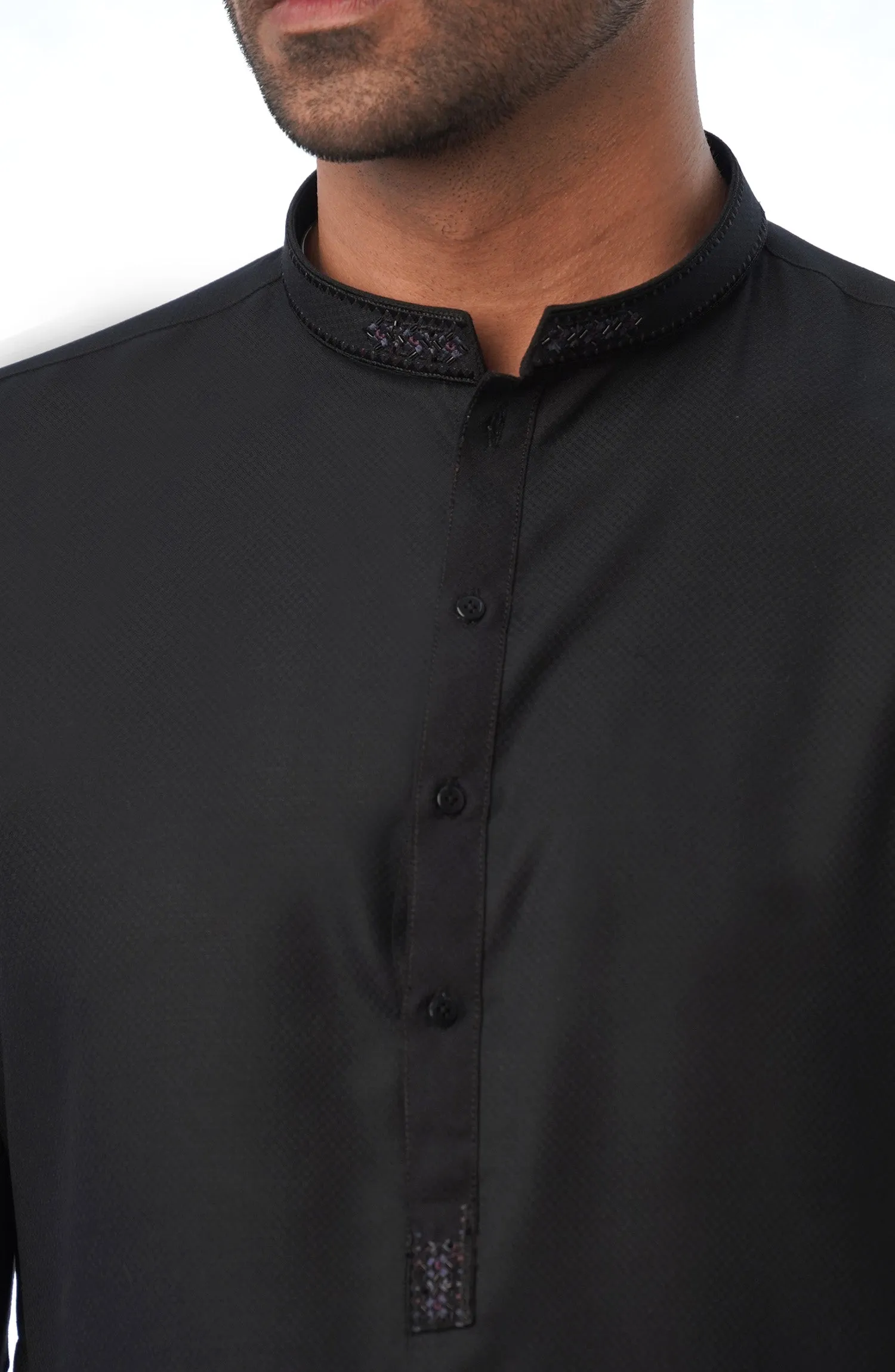 Black Fancy Kurta Pajama