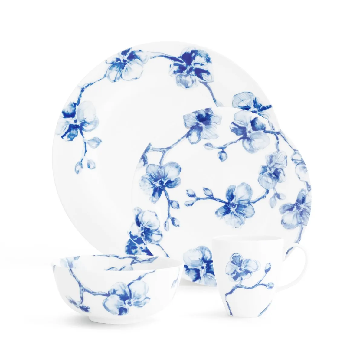 Blue Orchid Dinnerware