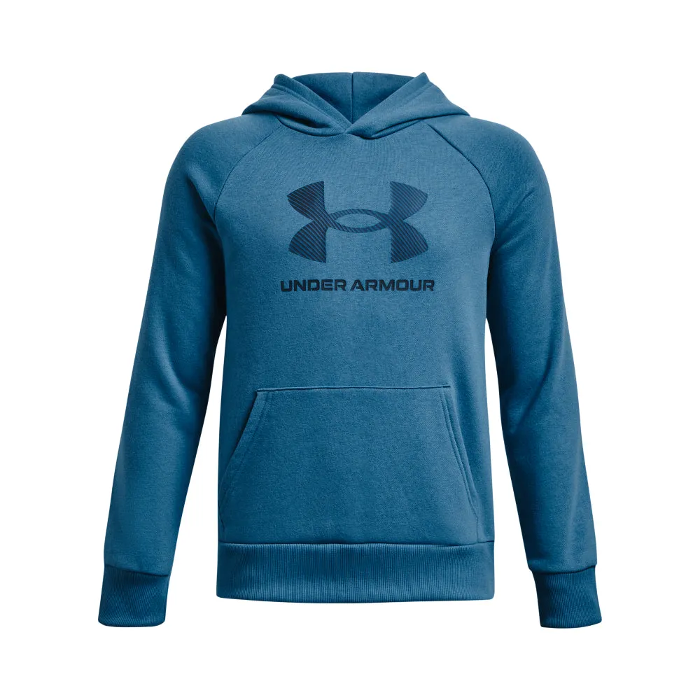 Boys' Under Armour Youth Rival Fleece Print Fill Hoodie