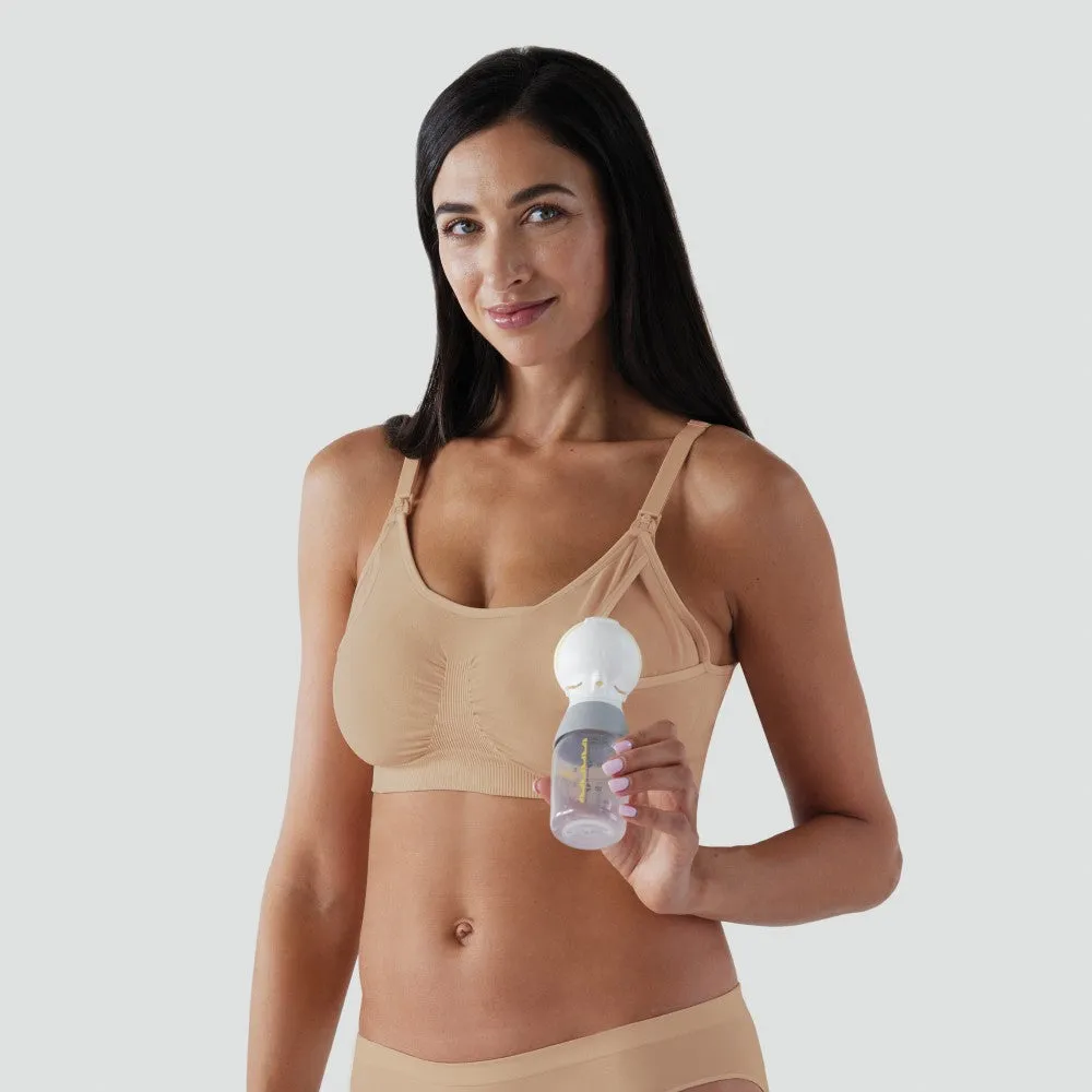 Bravado Designs 2 in 1 Pumping and Nursing Bra - Butterscotch