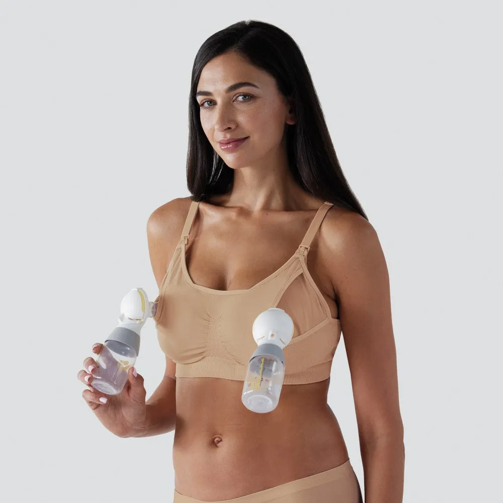 Bravado Designs 2 in 1 Pumping and Nursing Bra - Butterscotch