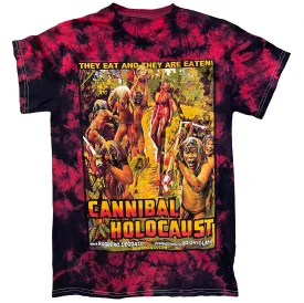 CANNIBAL HOLOCAUST POSTER TIE DYE SHIRT