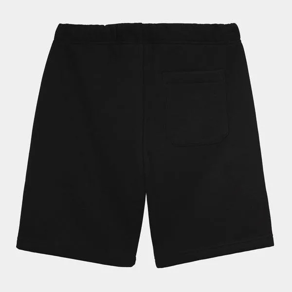 Carhartt WIP Chase Sweat Short Black - Gold