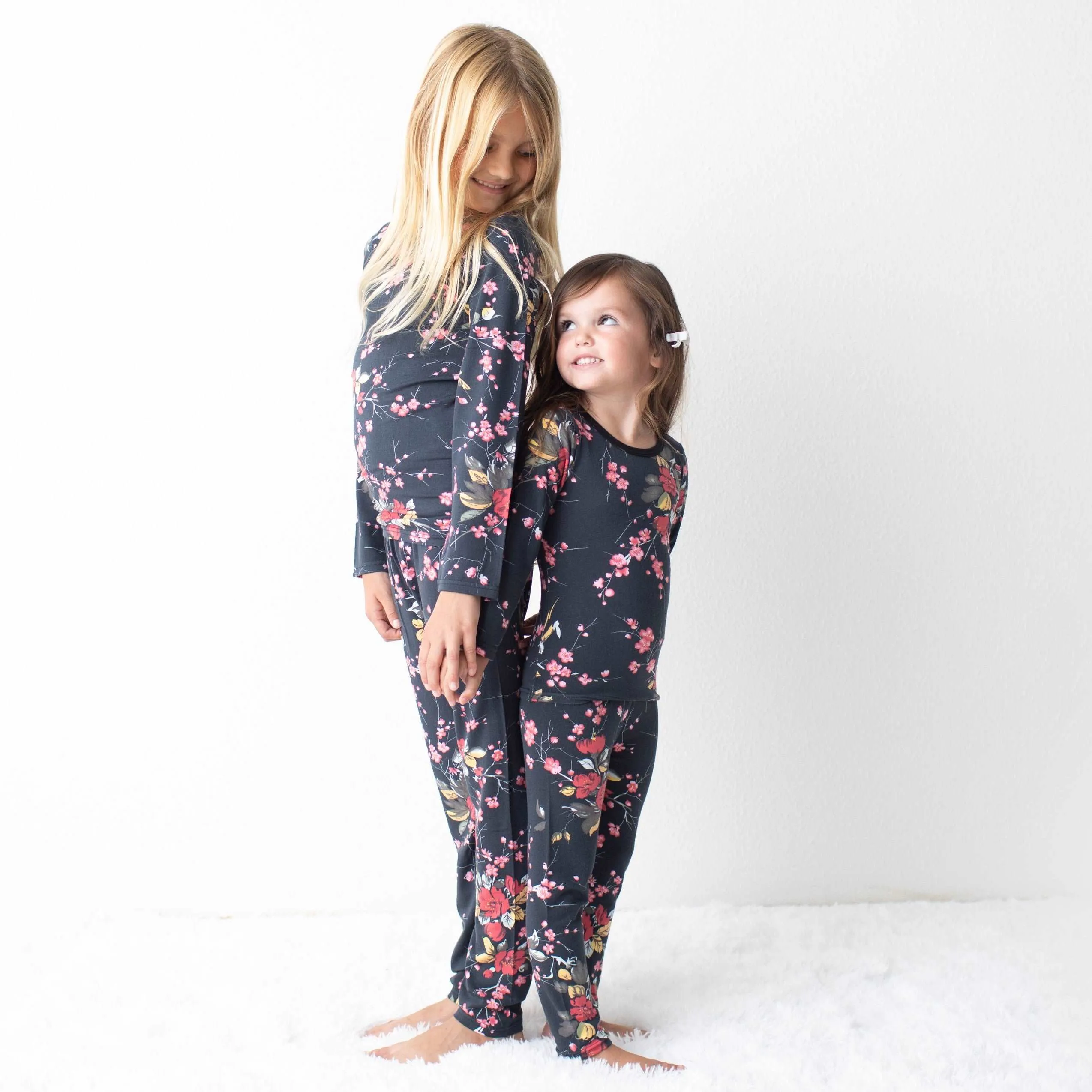 Cherry Blossom Black Pajama