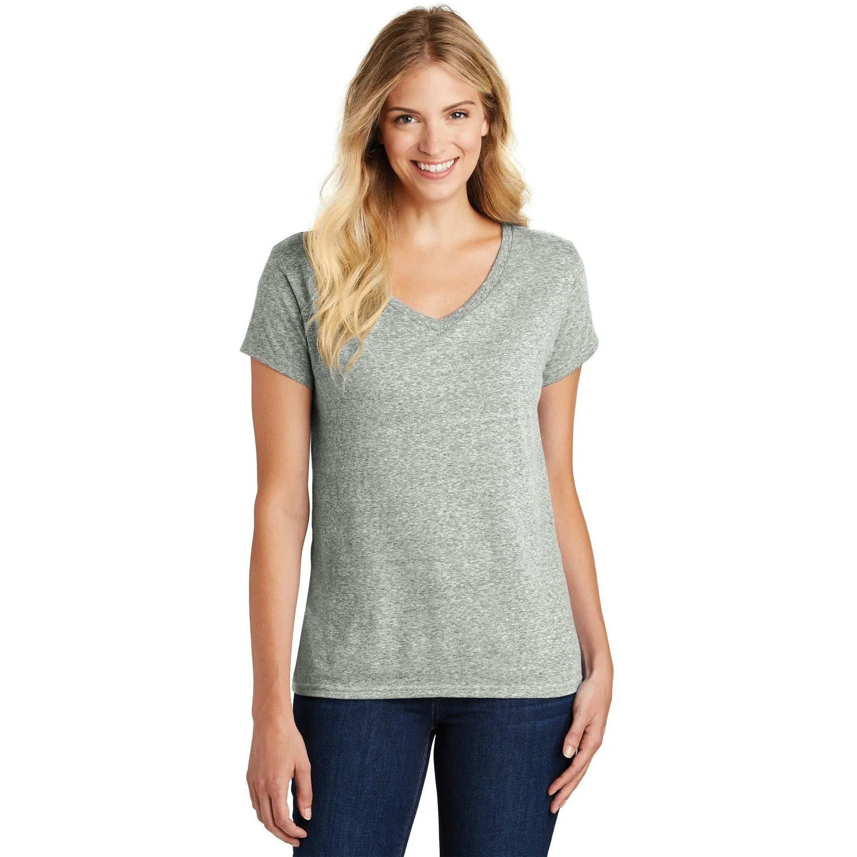 CLOSEOUT - District Women's Astro V-Neck Tee