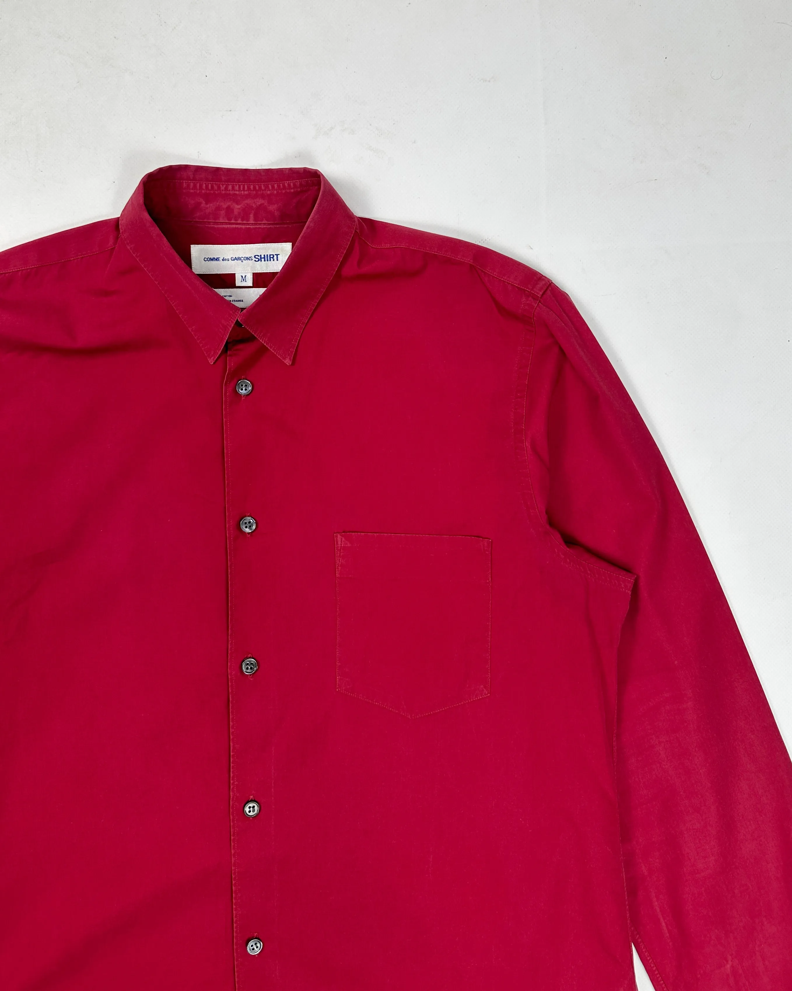 Comme des Garçons Red Wine Shirt 2001