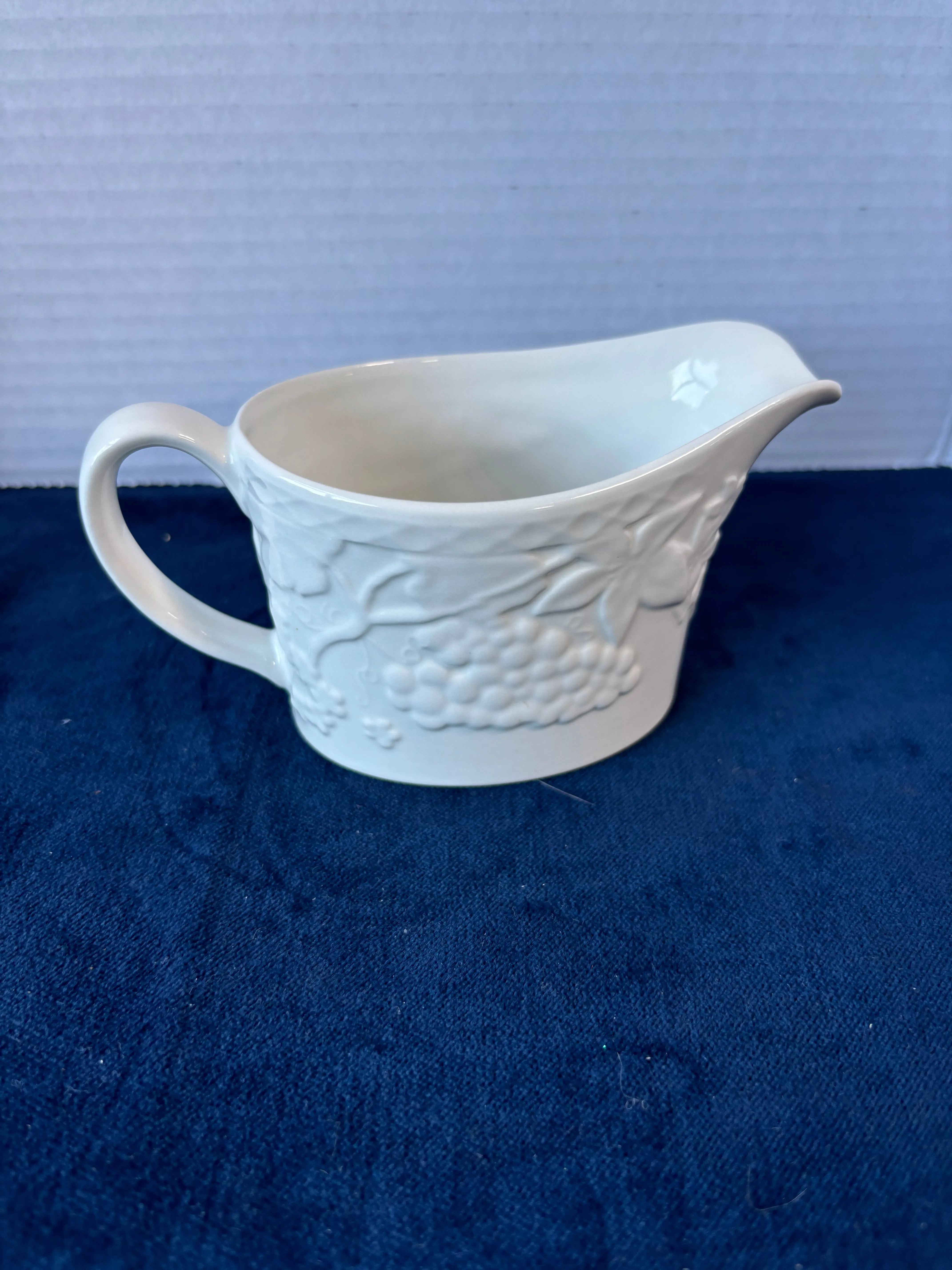 Country Fayre Fruit Design White Creamer Made In England