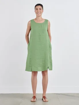 Cut Loose - Linen Aline Dress - Fava