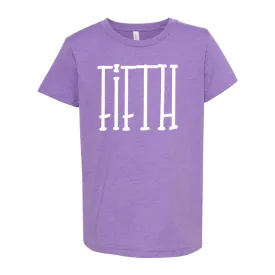 Fifth Grade YOUTH Tall Font Soft Tee