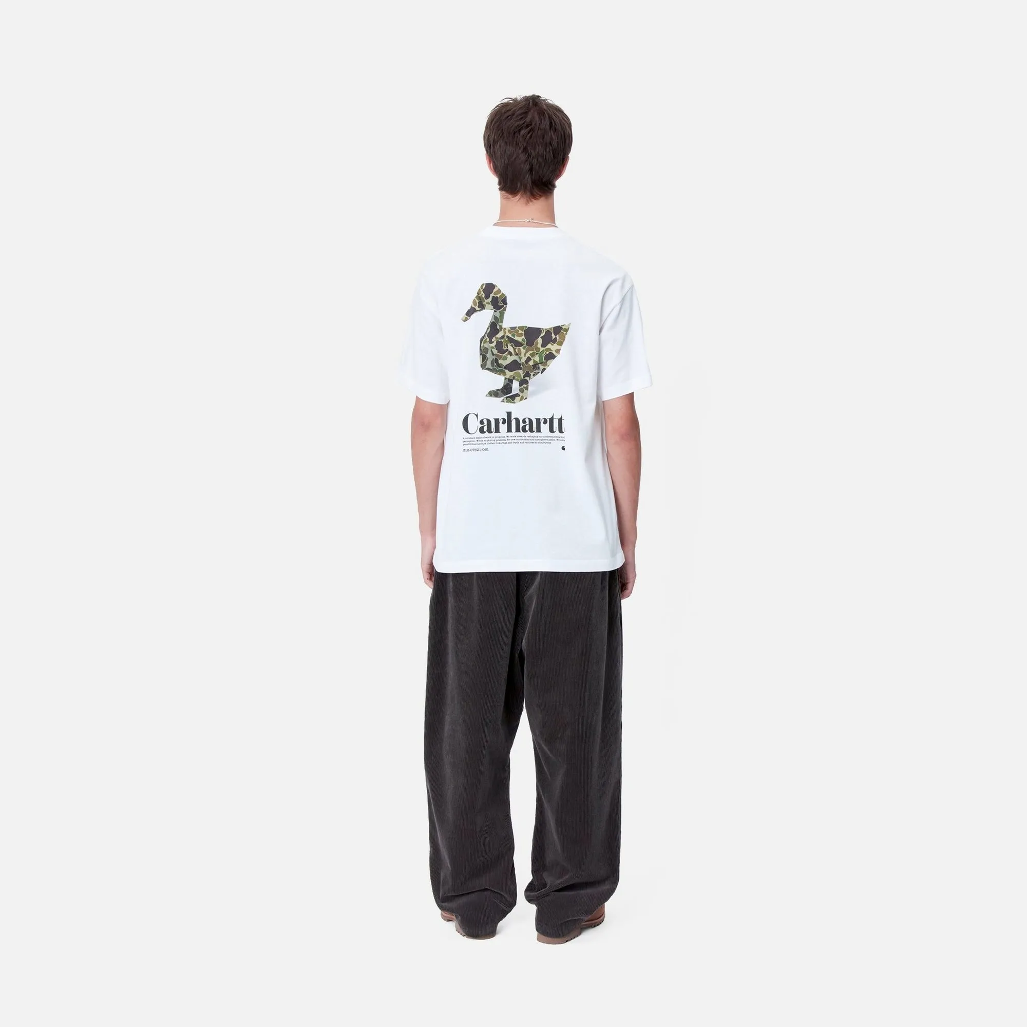 Fold Duck T-Shirt | White