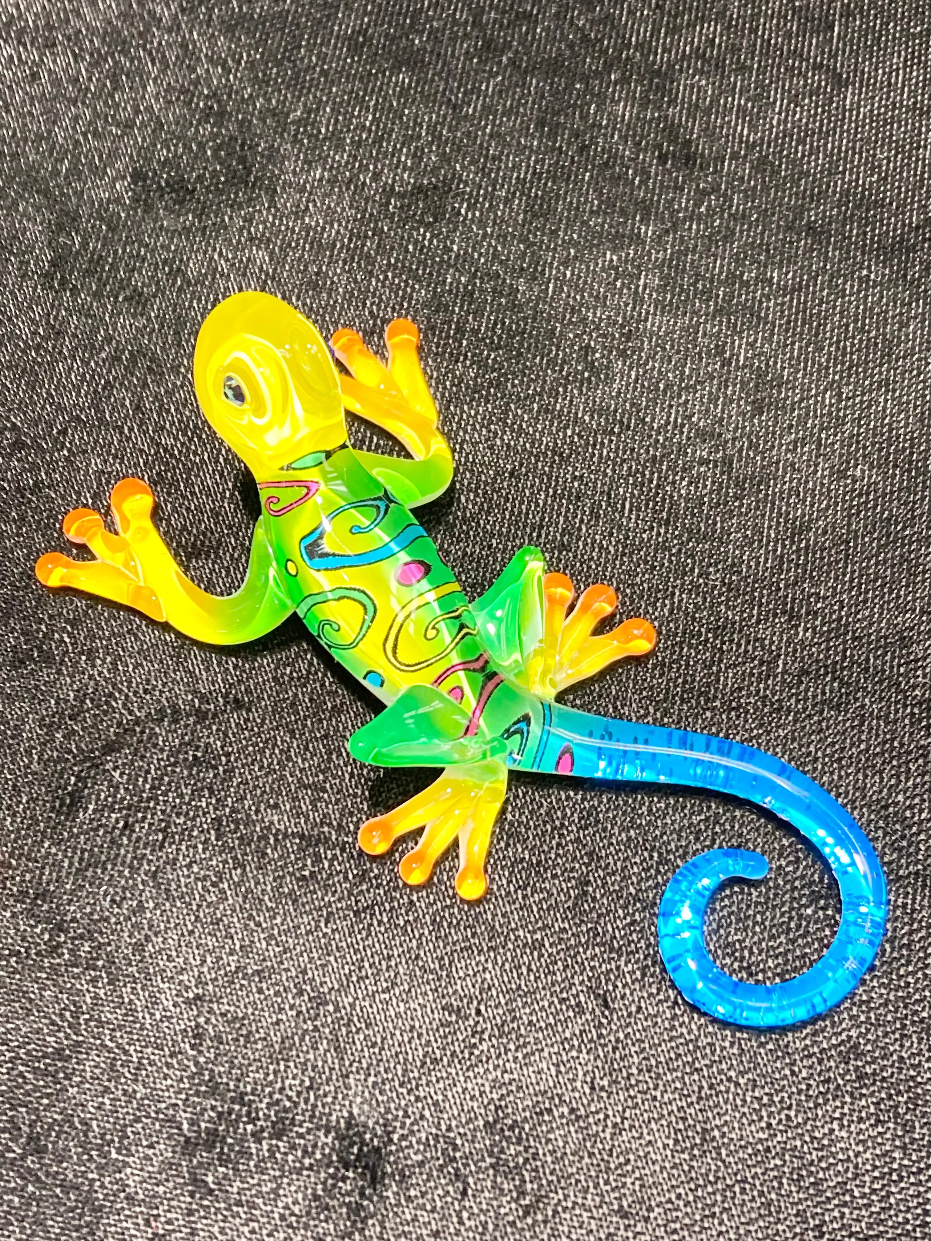 Gecko Hawaii Glass Figurine