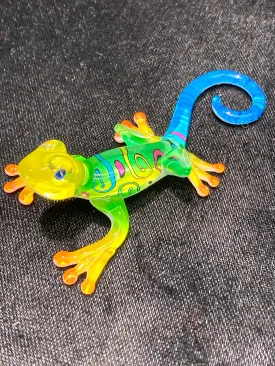 Gecko Hawaii Glass Figurine