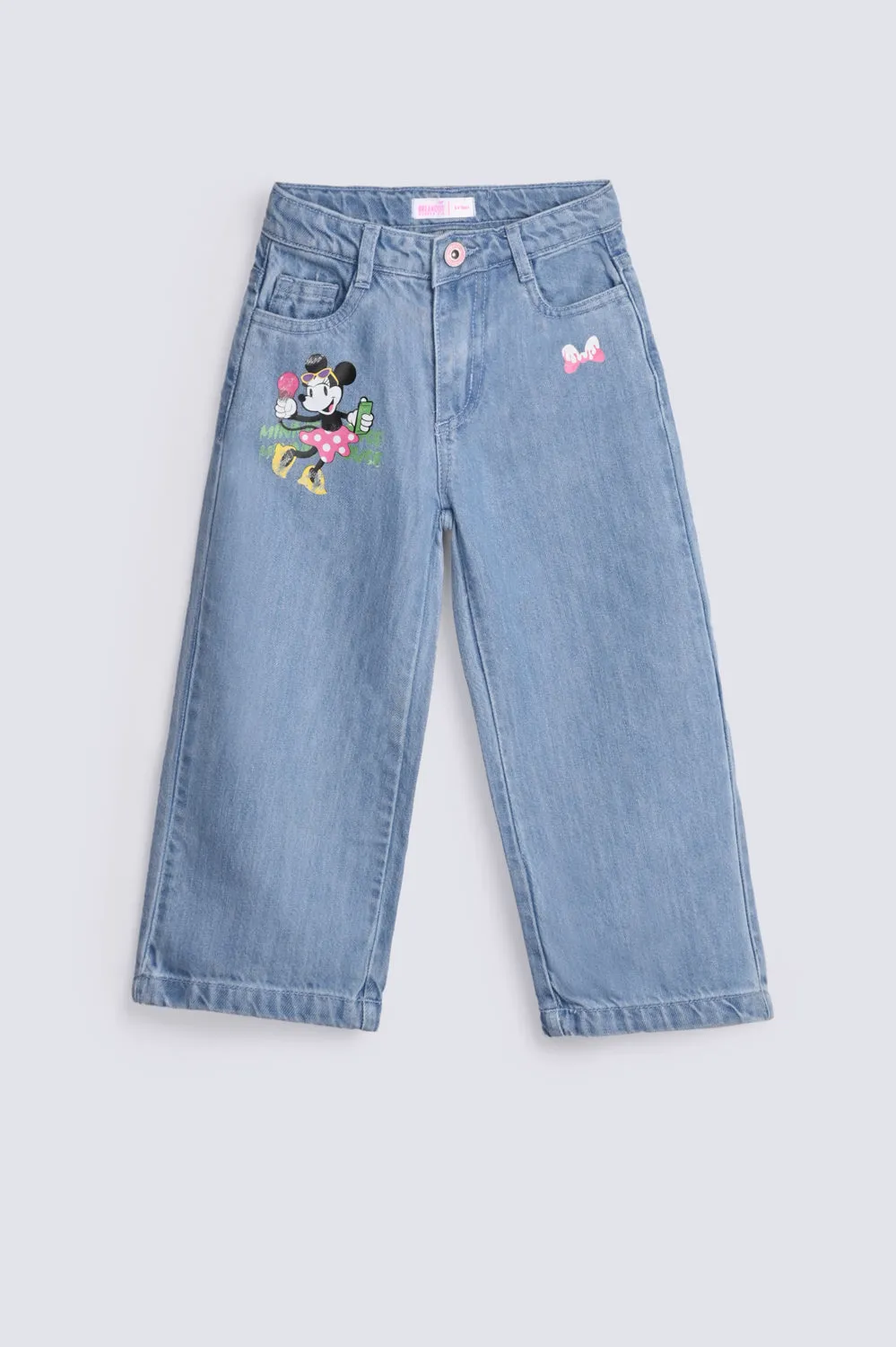 GIRLS MINNIE MOUSE LOOSE DENIM