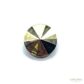 Gold Rhinestones Button - Art. 9206