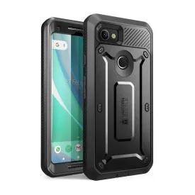 Google Pixel 2 XL Unicorn Beetle Pro Rugged Case with Screen Protector-Black