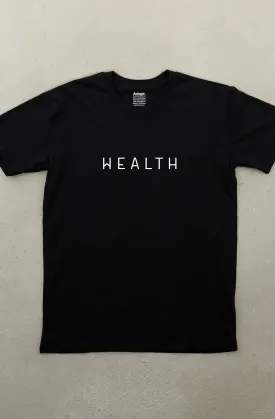 Health Is Wealth (Men's Black A1 Tee)