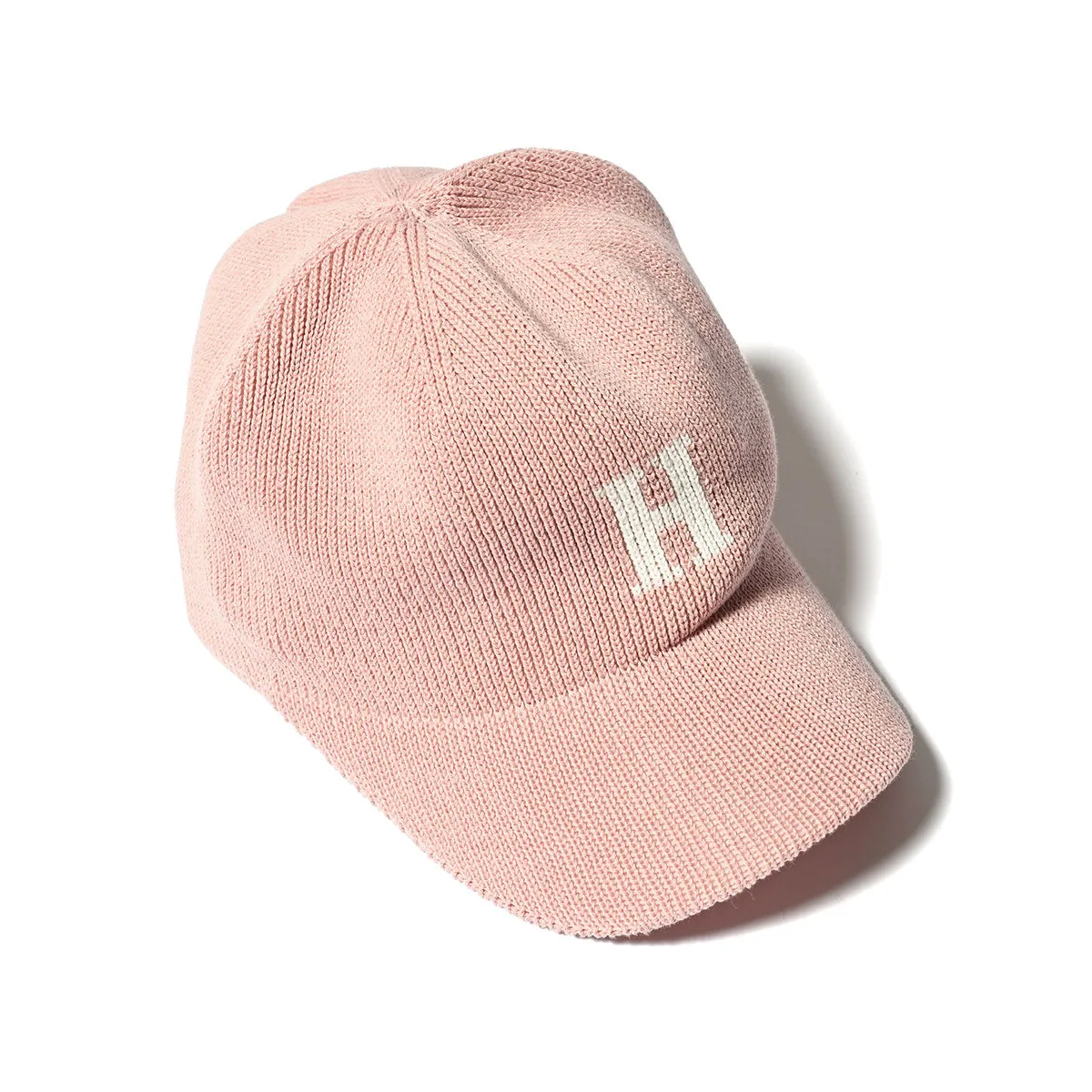 HOMEGAME - H LOGO COTTON KNIT BASEBALL CAP PINK【HG241414】