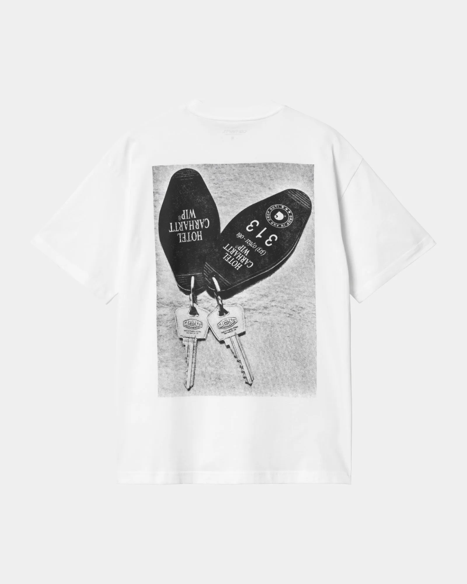 Hotel Keys T-Shirt | White / Black