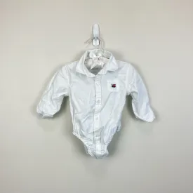 Janie and Jack Baby Train Oxford Bodysuit 6-12 Months