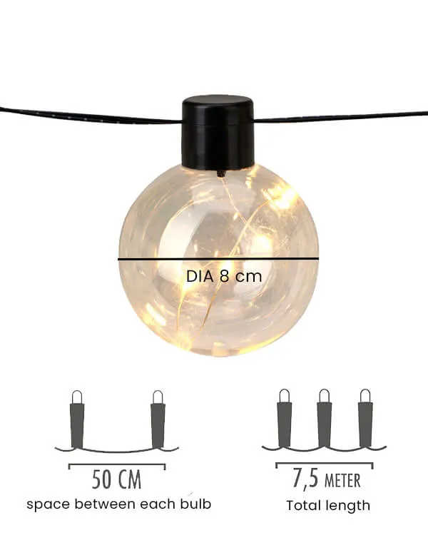 LED Lightbulb Chain