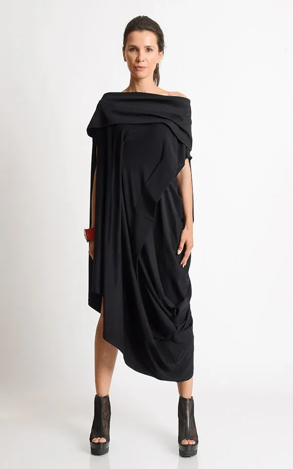 Maxi Loose Black Dress