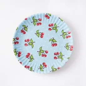 Melamine Cherry Plates/ Set 4