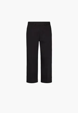 Phoebe Loose Crop - Black