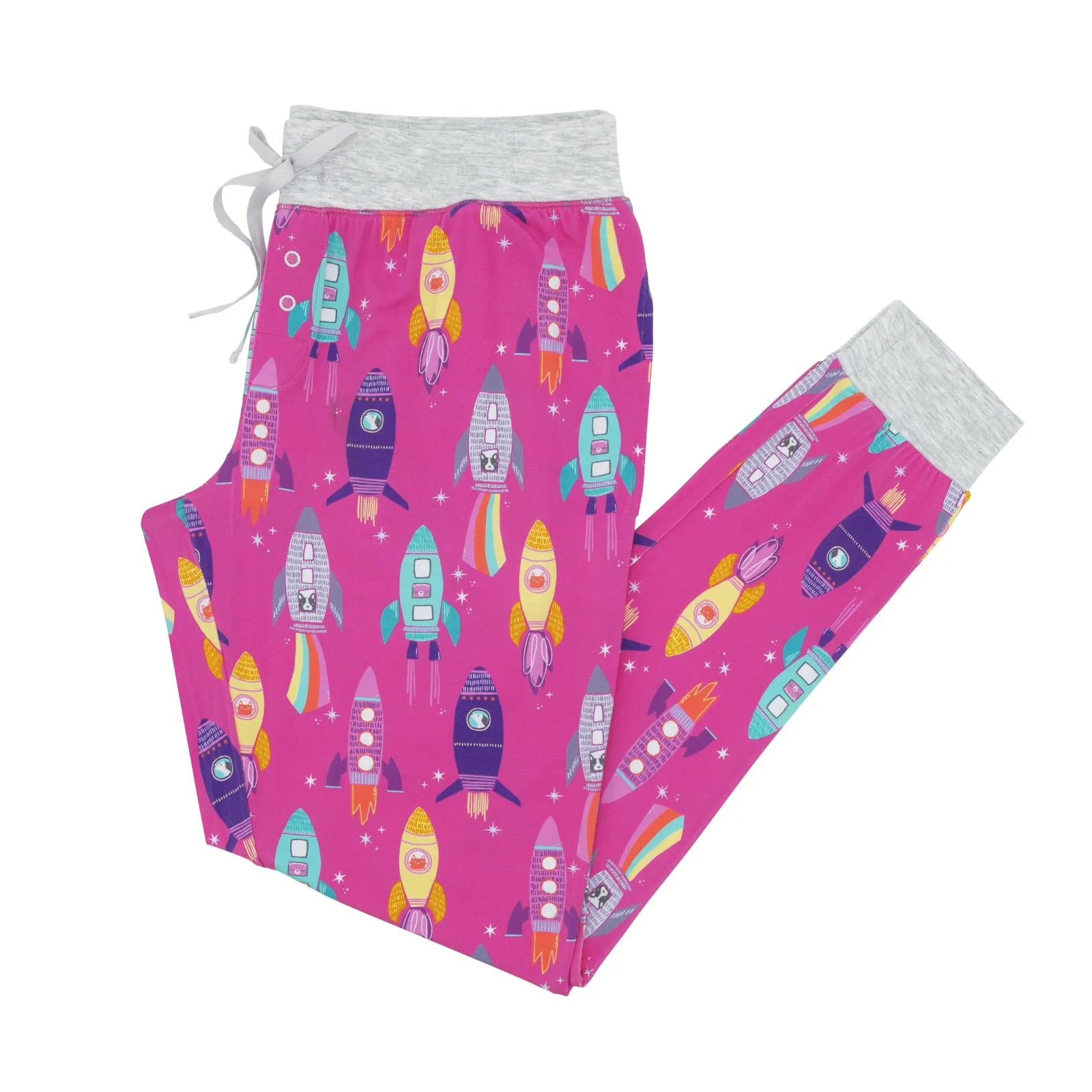 Pink Space Explorer Women's Pajama Pants