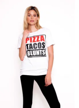 Pizza Taco Blunts Loose Tee