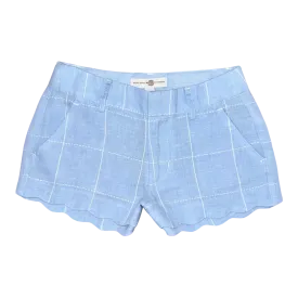 Sandlapper Scalloped Shorts – Palmetto Bluff Blue Linen