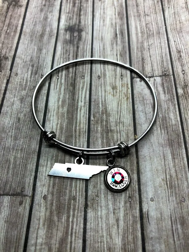 State Bracelet with Bullet