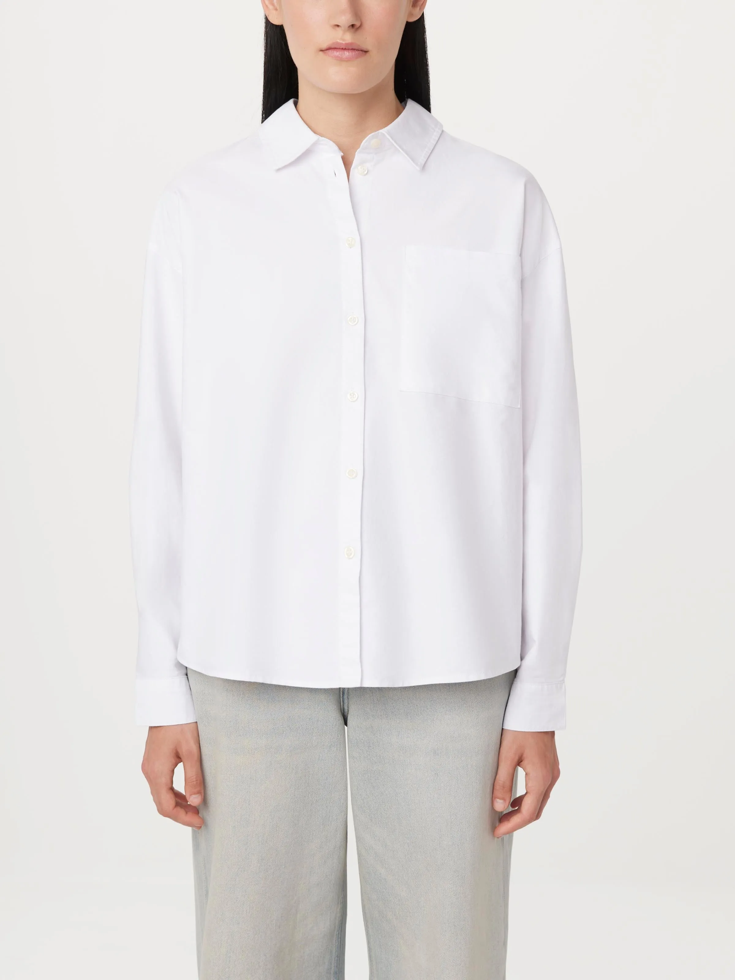 The Loose Oxford Shirt in White