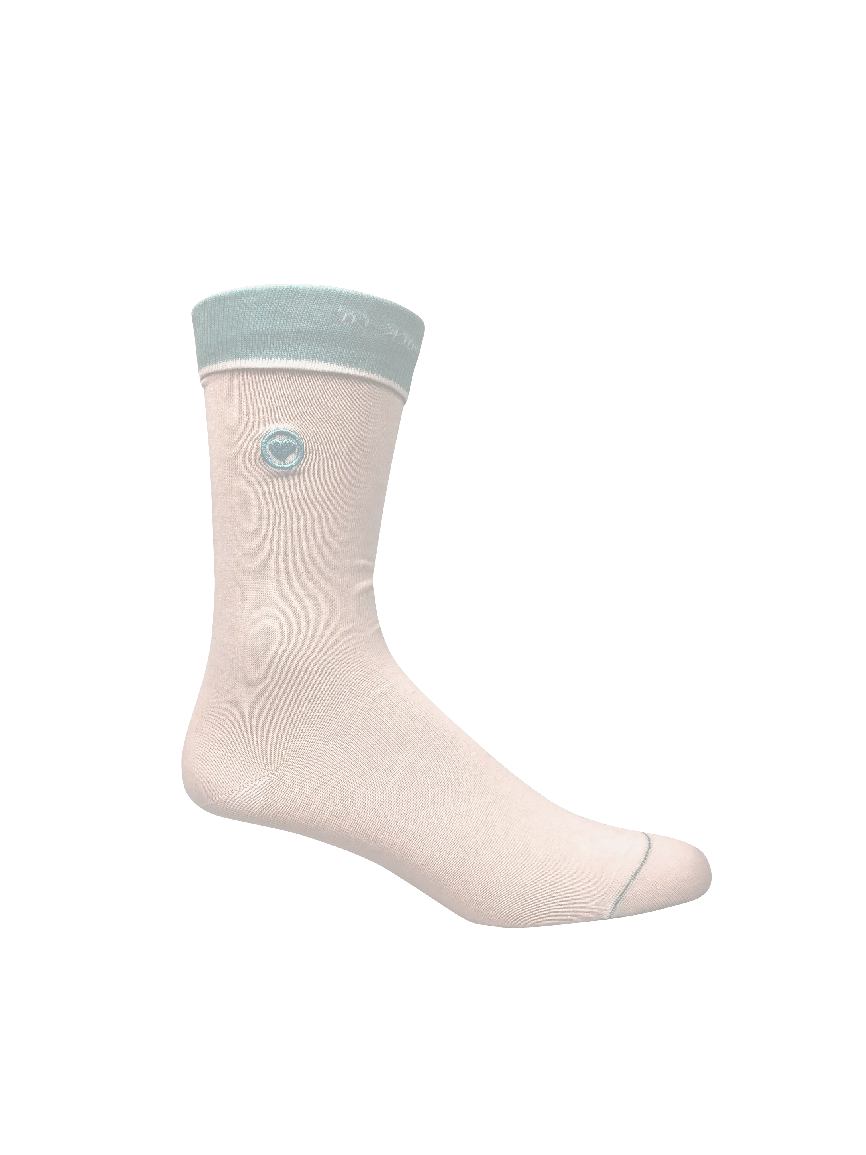 White Solid Socks (M)