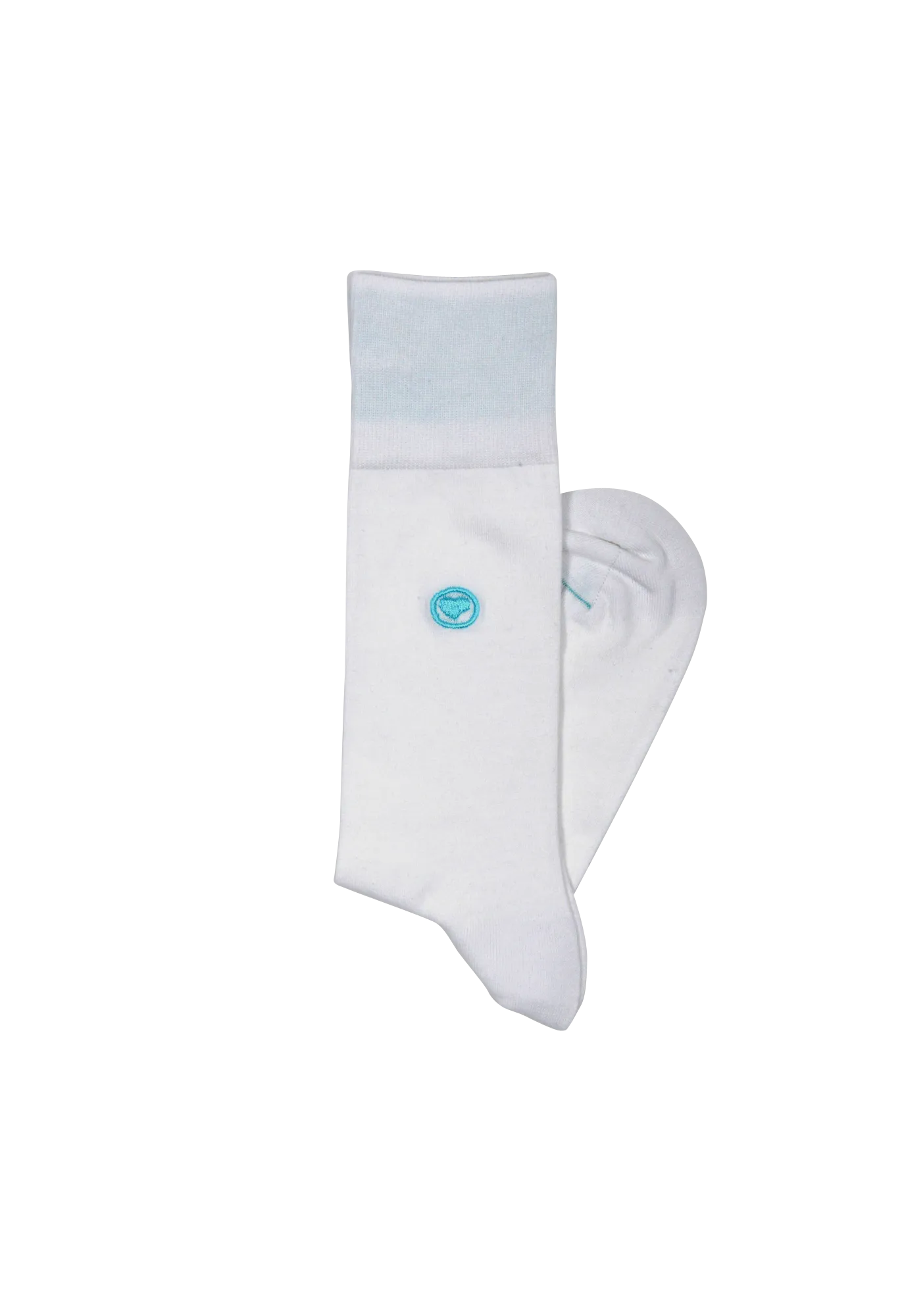 White Solid Socks (M)